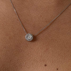 NAOMI - 0.63ct | Lab Grown Diamond Necklace in 9ct White Gold