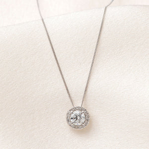 NAOMI - 0.63ct | Lab Grown Diamond Necklace in 9ct White Gold