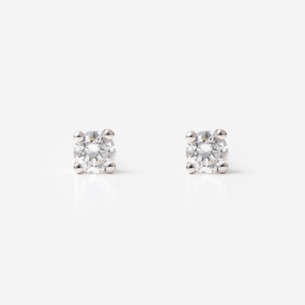 Diamond Earrings.10ct | 18ct White Gold - Earrings