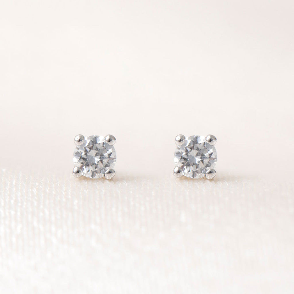 Diamond Earrings.10ct | 18ct White Gold - Earrings