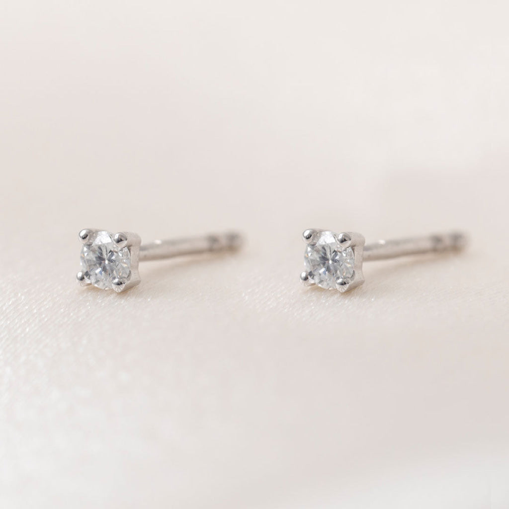 Diamond Earrings.10ct | 18ct White Gold - Earrings