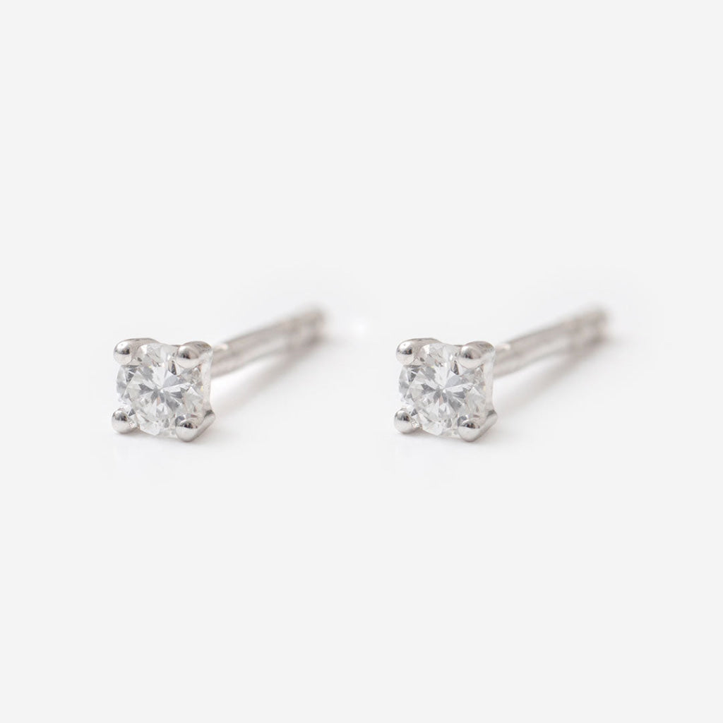 Diamond Earrings.10ct | 18ct White Gold - Earrings