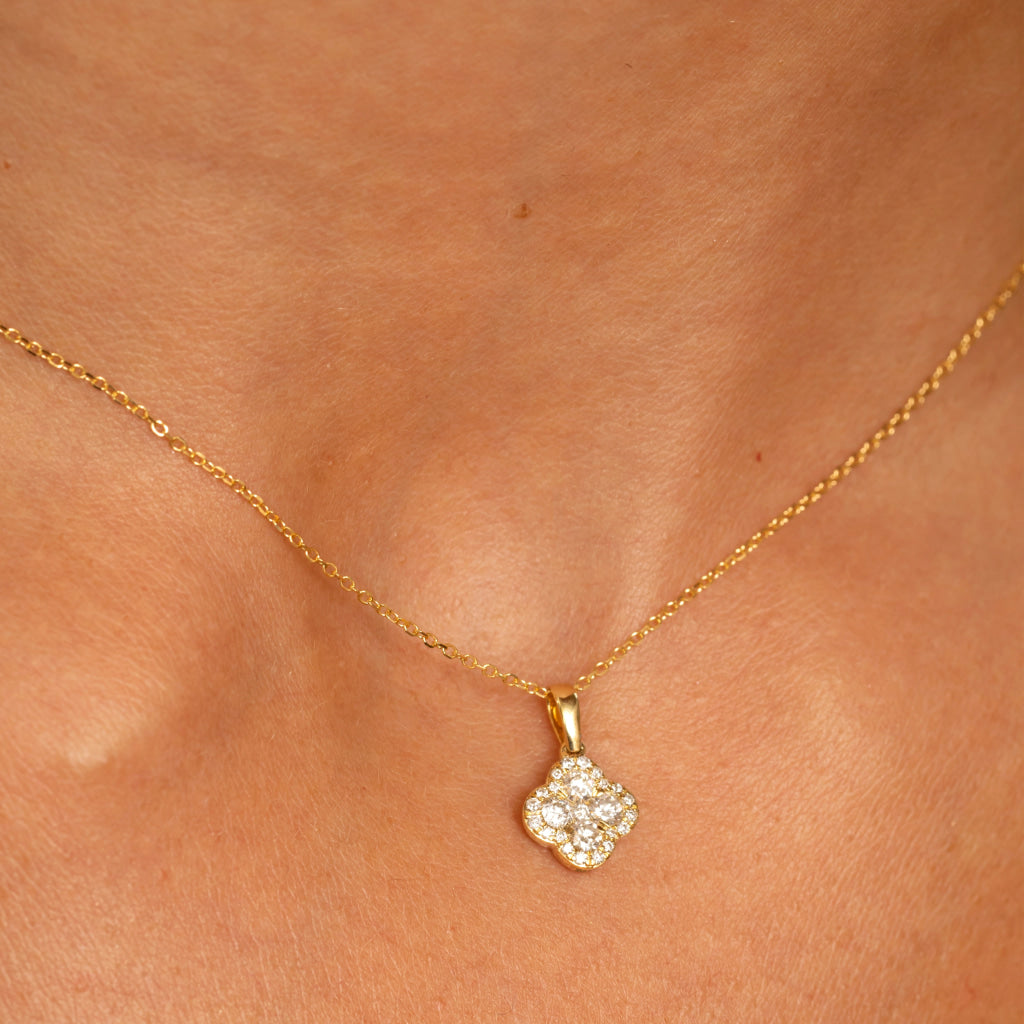 Diamond Palace Petite Necklace | 18ct Gold - Necklace