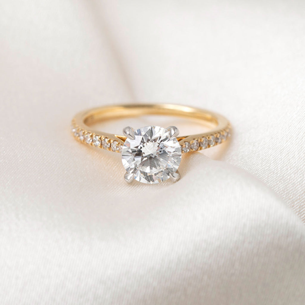 NESSA 1.70ct | Round Solitaire Lab Grown Diamond Engagement