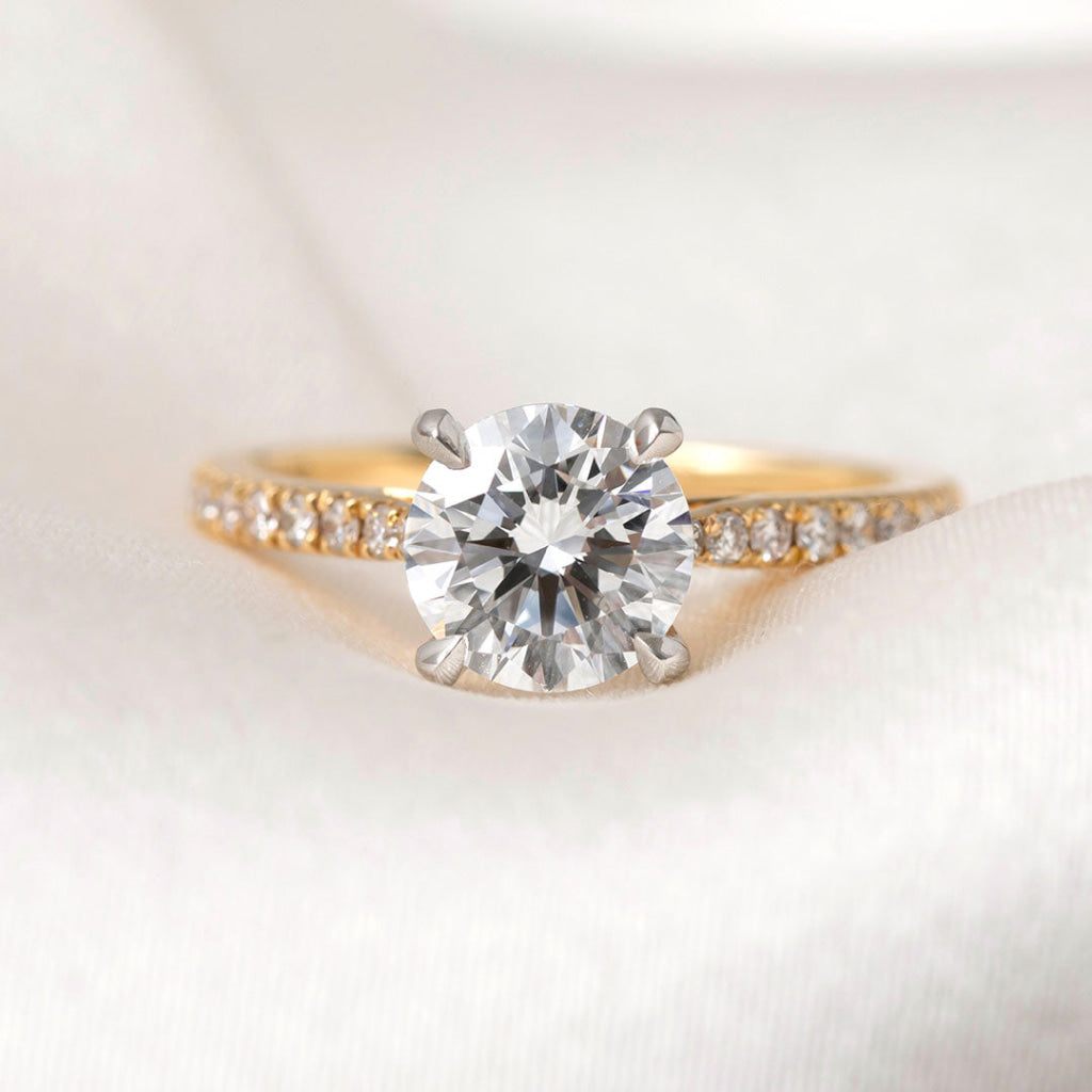 NESSA 1.70ct | Round Solitaire Lab Grown Diamond Engagement