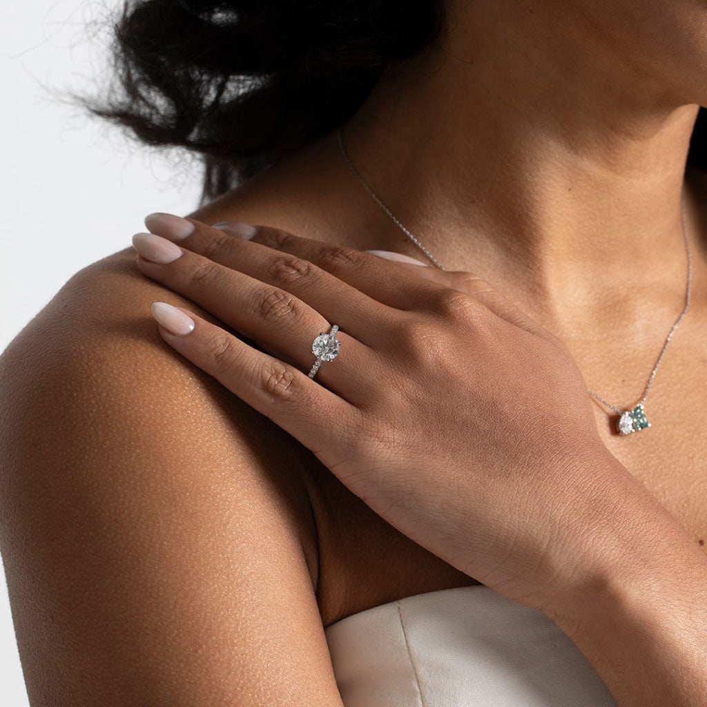 NESSA 2.20ct | Round Solitaire Lab Grown Diamond Engagement