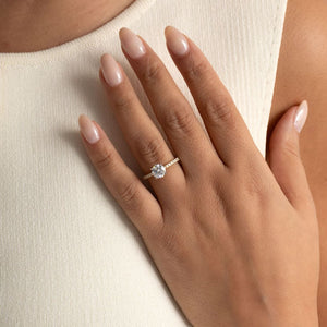 NESSA 1.20ct | Round Solitaire Lab Grown Diamond Engagement Ring in 18ct Gold