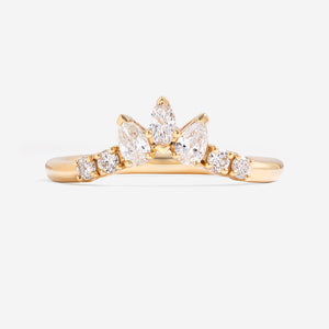 NOBLE | Natural Diamond Wedding Ring in 18ct Gold