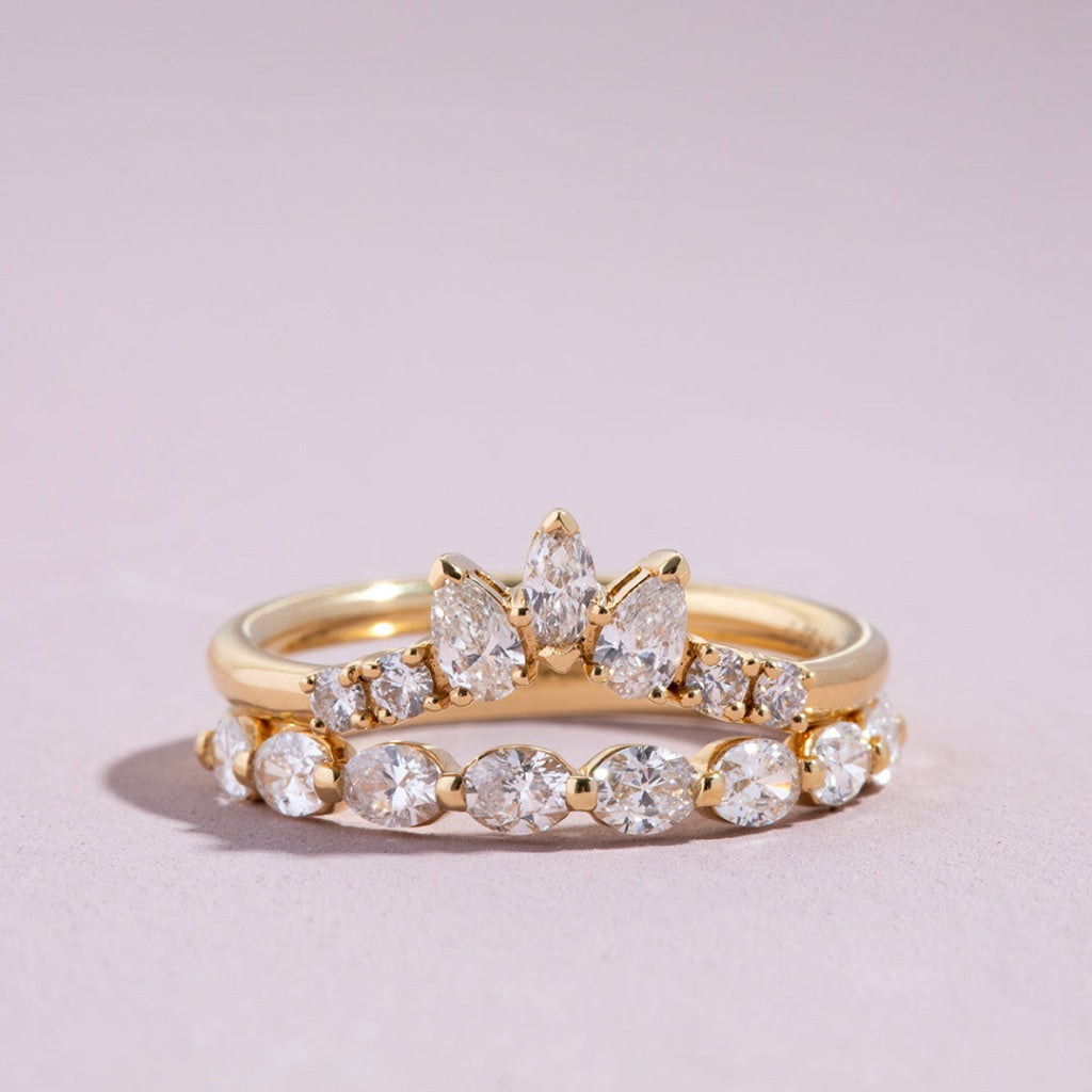 Noble | 18ct gold and diamond wedding ring