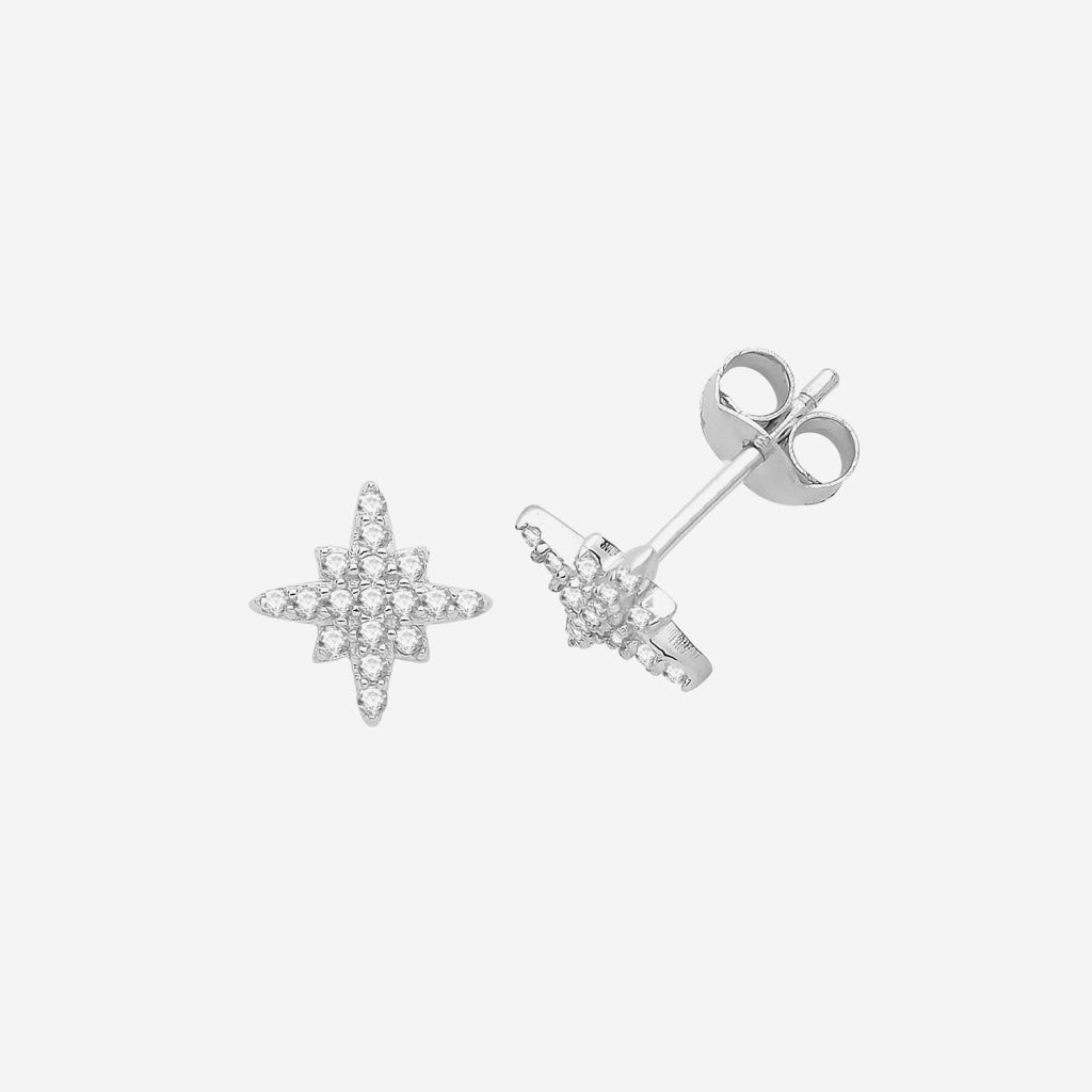 North Star Earrings | Sterling Silver - Earrings
