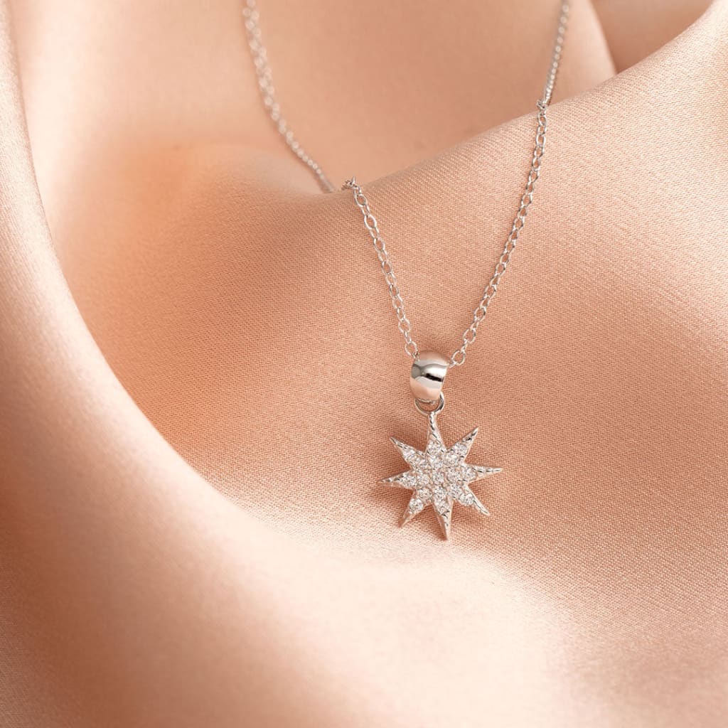 North Star Necklace | Sterling Silver
