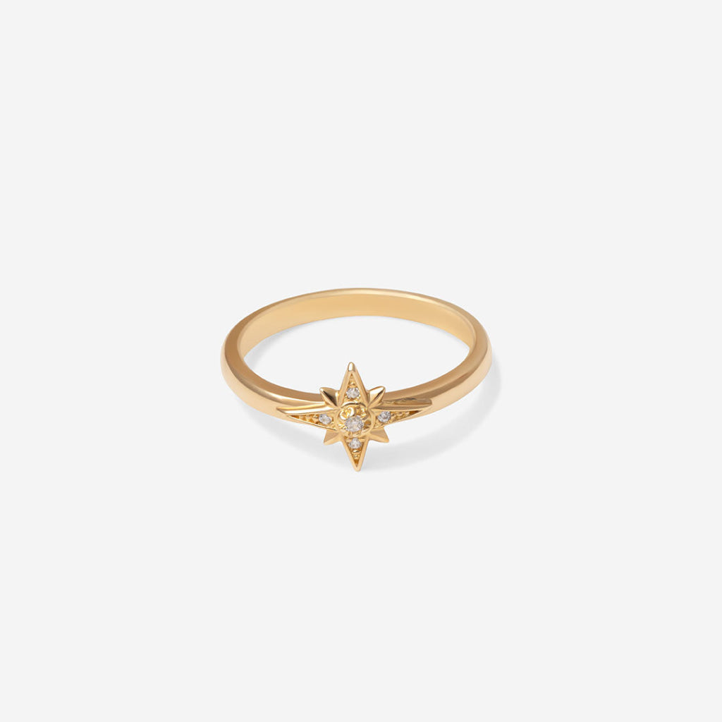 North Star Ring | 9ct Gold