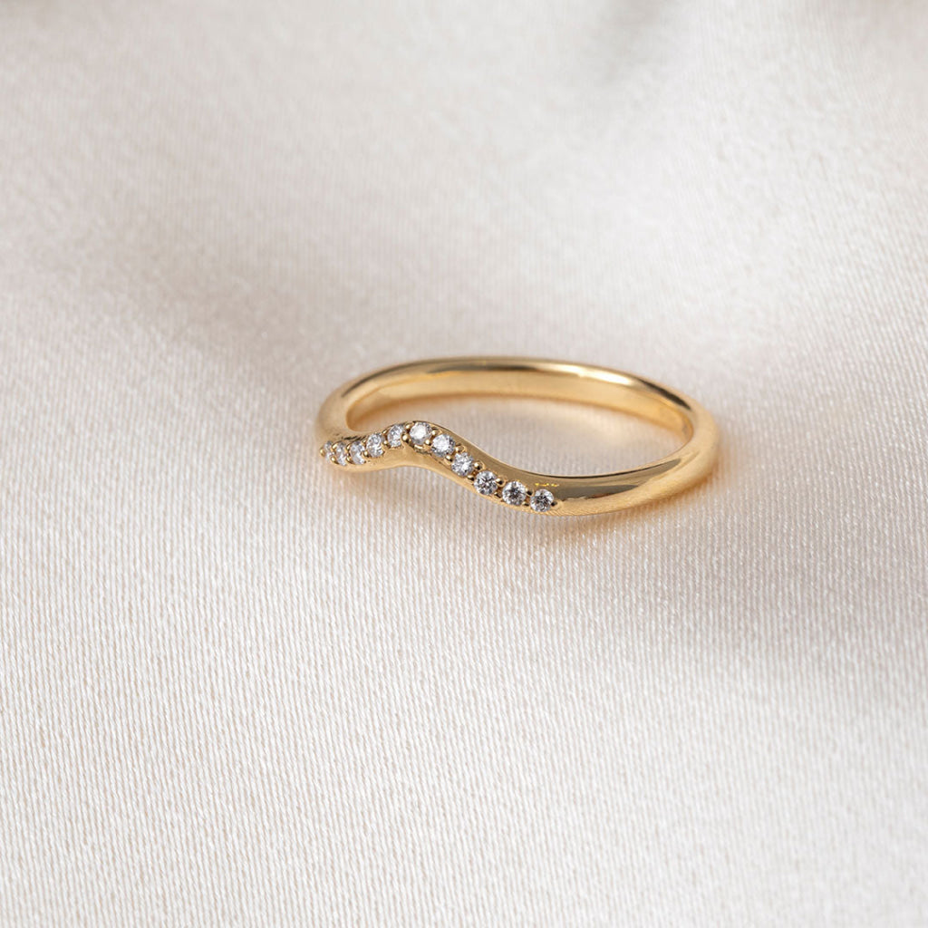 NOVA | Lab Grown Diamond Wedding Ring in 18ct Gold - Rings