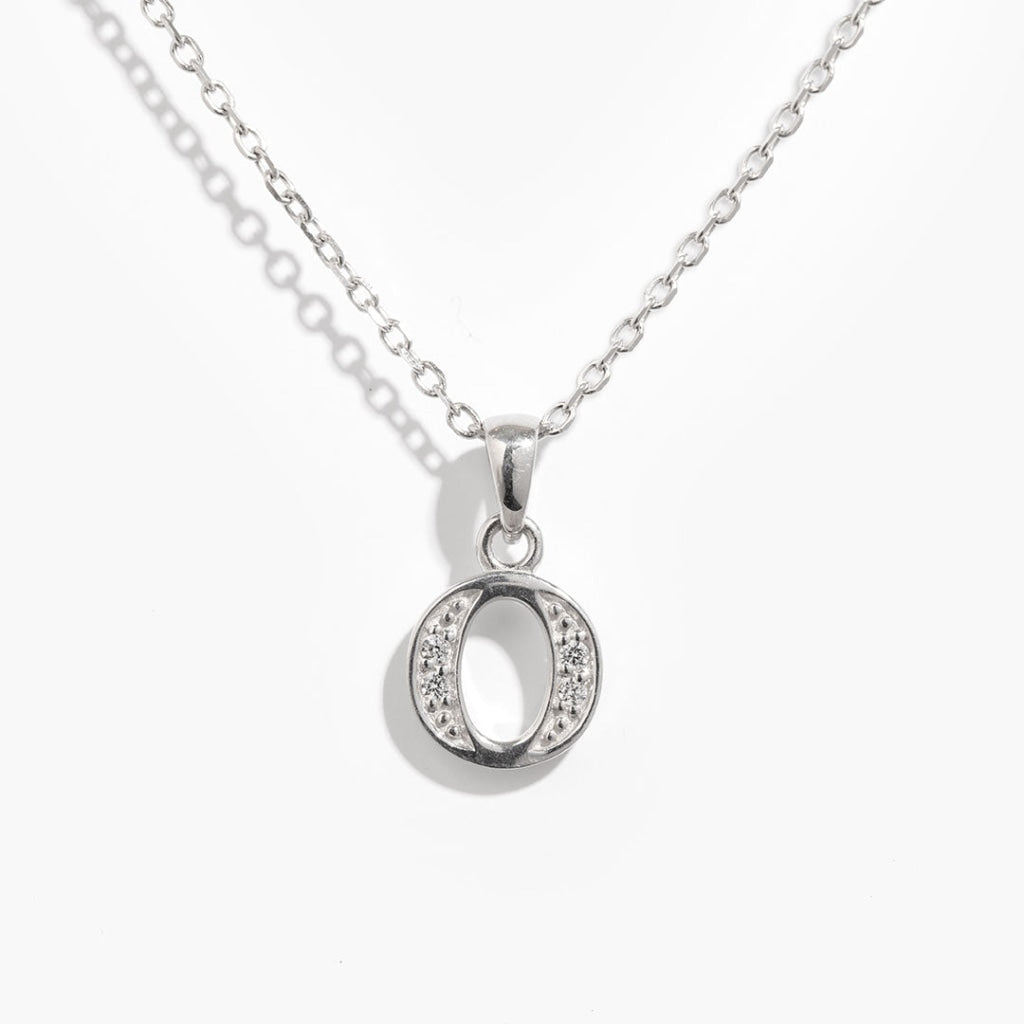 Circle Letter O Necklace in 18k Gold Plating over 925 Sterling Silver |  JOYAMO - Personalized Jewelry