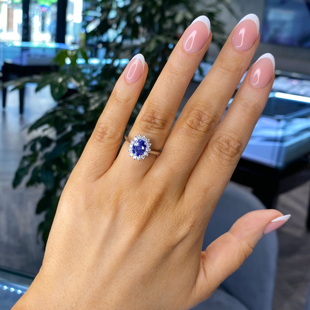 OÍCHE | Tanzanite Diamond Ring - Rings
