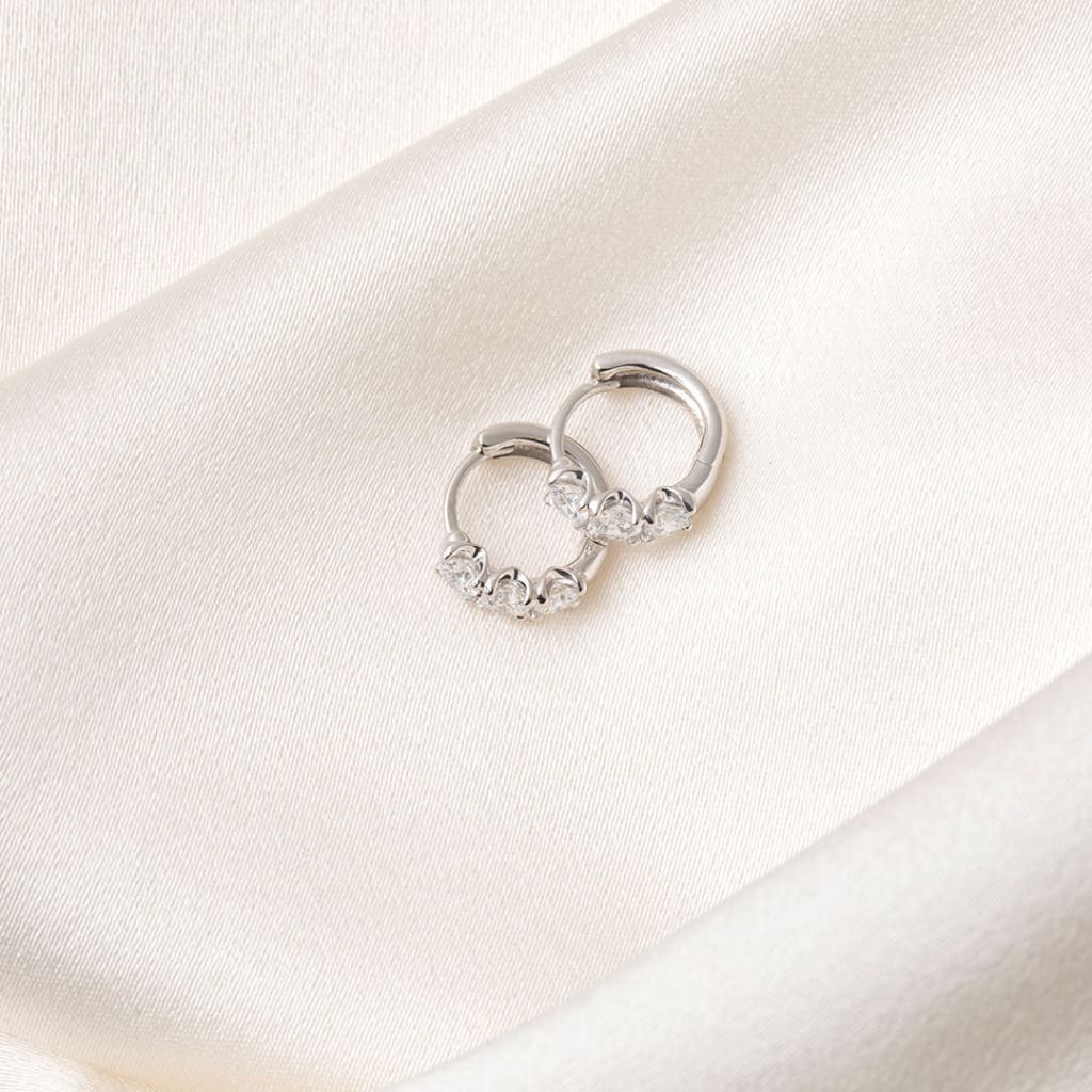 Opulence - 1ct | Lab Grown Diamond Hoops in 9ct White Gold