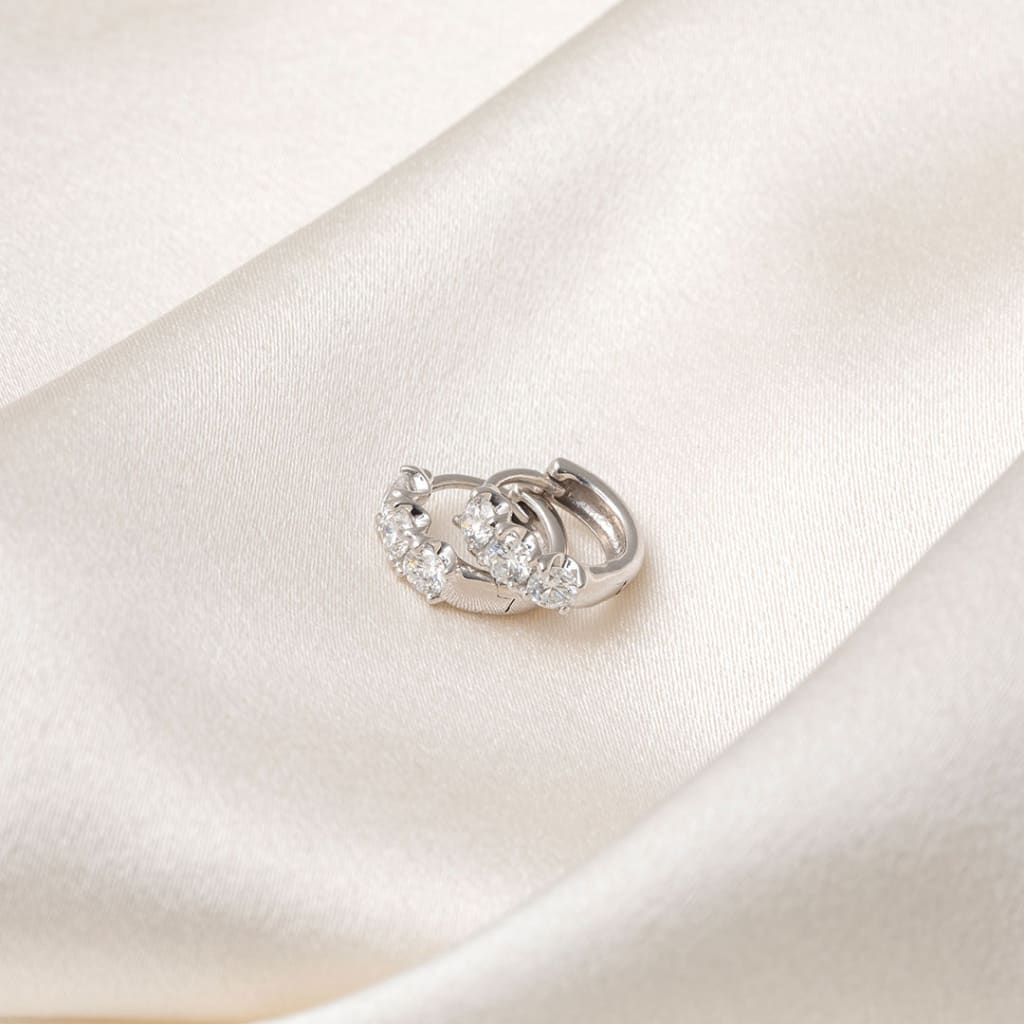 Opulence - 1ct | Lab Grown Diamond Hoops in 9ct White Gold