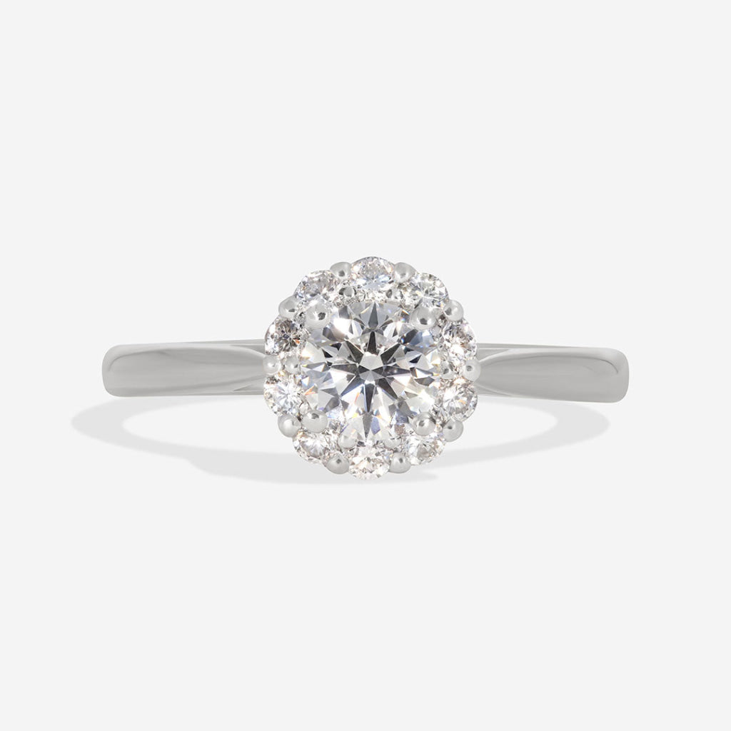 Oracle Platinum 0.75ct Lab Grown Engagement Ring