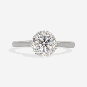 ORACLE 0.75ct | Round Solitaire Lab Grown Diamond Engagement Ring in Platinum