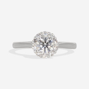 ORACLE 0.75ct | Round Solitaire Lab Grown Diamond Engagement Ring in Platinum