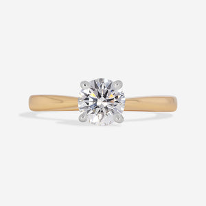ORCHID 0.70ct | Round Solitaire Diamond Engagement Ring in 18ct Gold