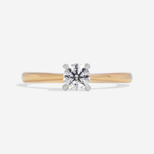 ORCHID 0.40ct | Round Solitaire Diamond Engagement Ring in 18ct Gold