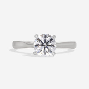 ORCHID 0.70ct | Round Solitaire Diamond Engagement Ring in Platinum