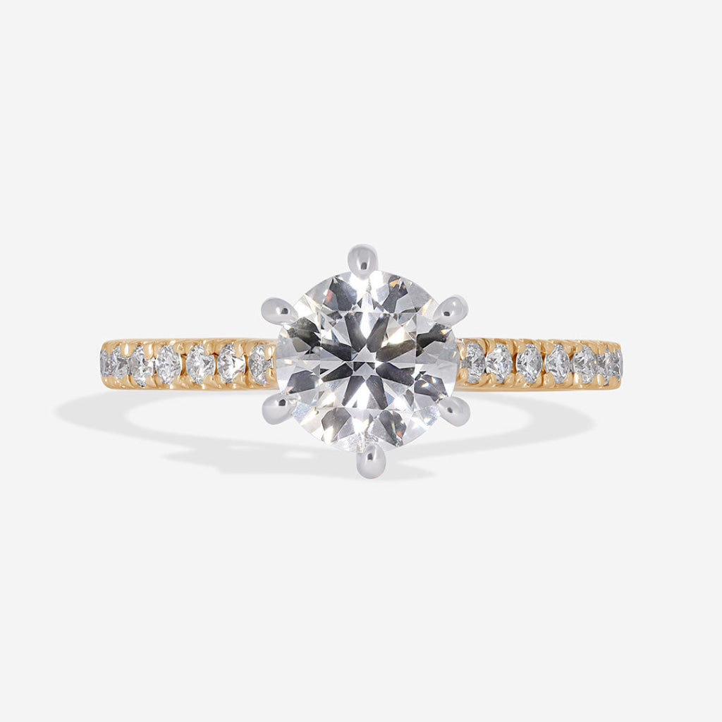 ORION 1.20ct | Round Solitaire Lab Grown Diamond Engagement Ring in 18ct Gold
