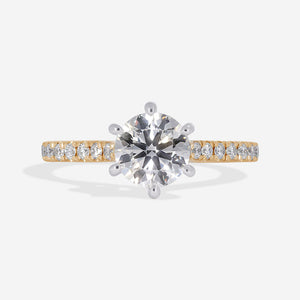 ORION 1.20ct | Round Solitaire Lab Grown Diamond Engagement Ring in 18ct Gold