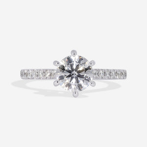 ORION 1.20ct | Round Solitaire Lab Grown Diamond Engagement Ring in Platinum