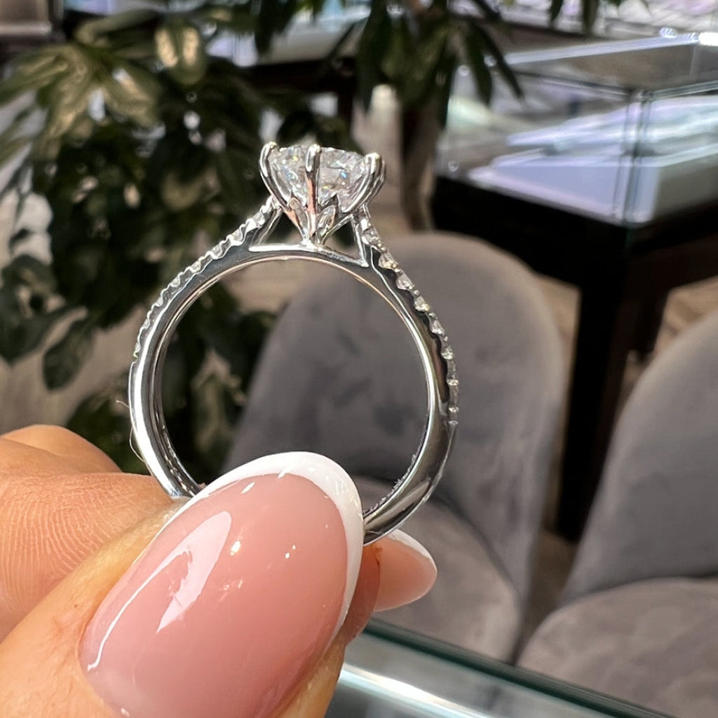 ORION | Lab Grown Diamond Engagement Ring held in hand
