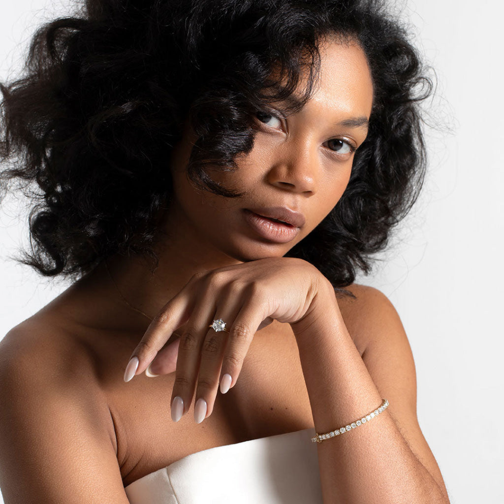 ORLENA 2.5ct | Round Solitaire Lab Grown Diamond Engagement