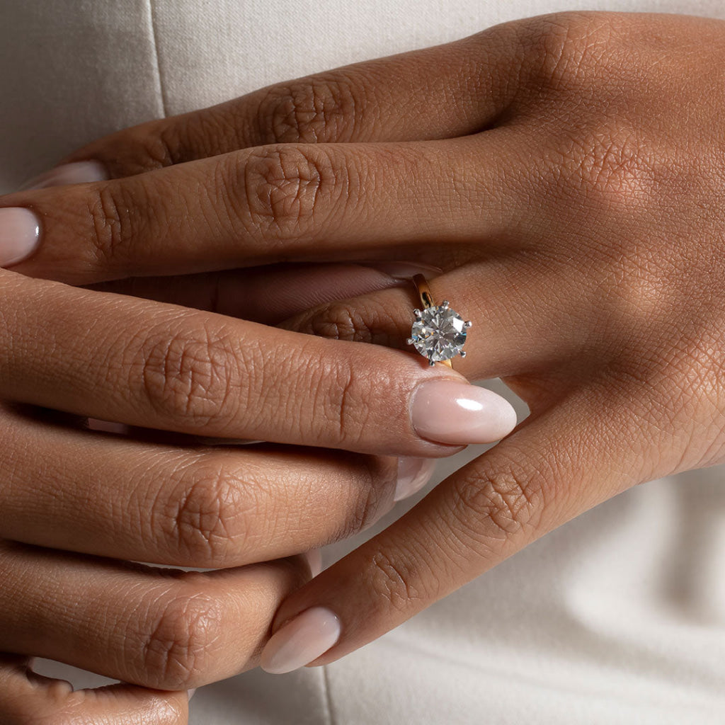 ORLENA 2.5ct | Round Solitaire Lab Grown Diamond Engagement