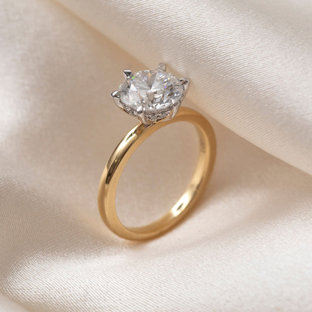 ORLENA 2.5ct | Round Solitaire Lab Grown Diamond Engagement