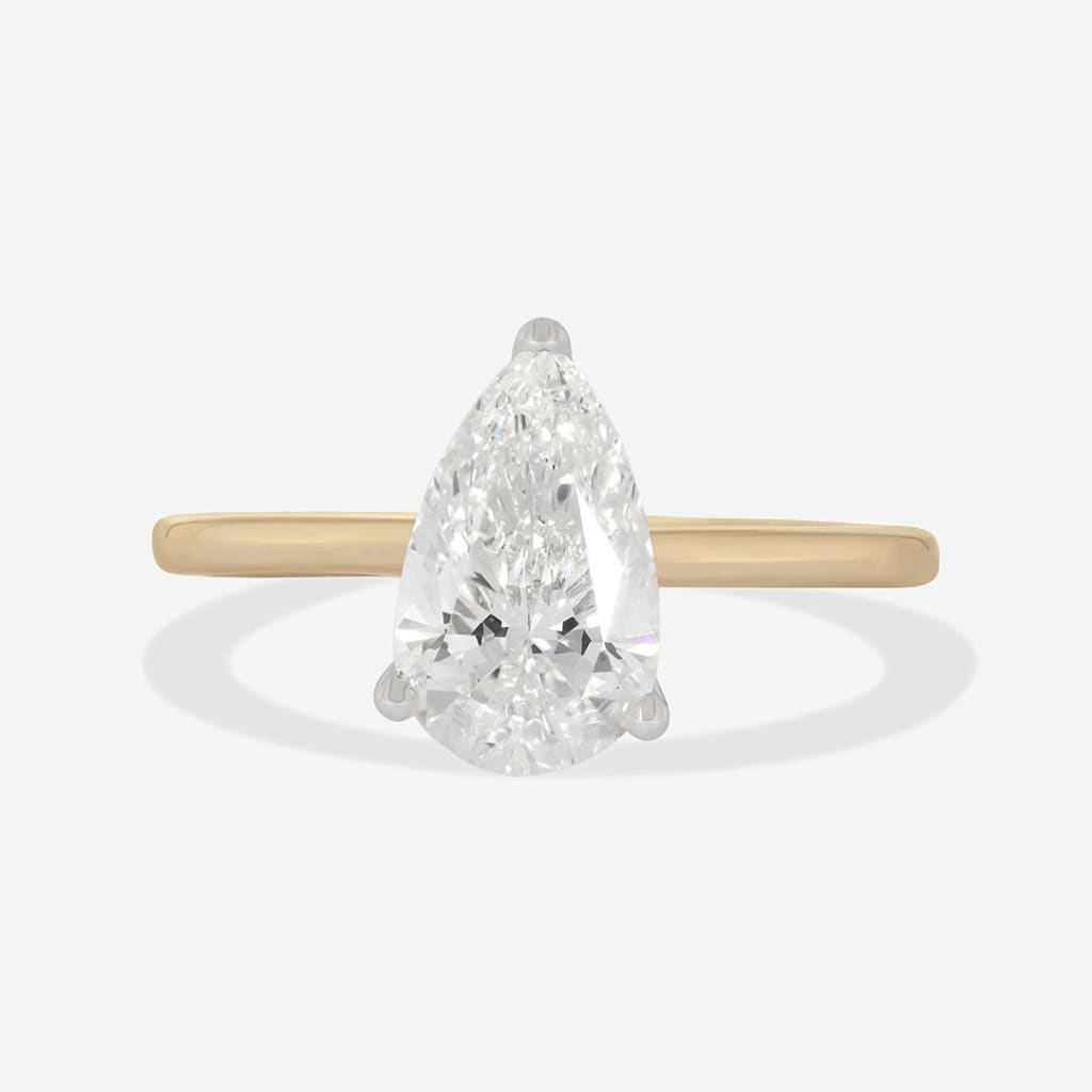 OSAKA 1.50ct | Pear Solitaire Lab Diamond Set in 18ct Gold