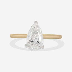 OSAKA 1.50ct | Pear Solitaire Lab Grown Diamond Engagement Ring in 18ct Gold