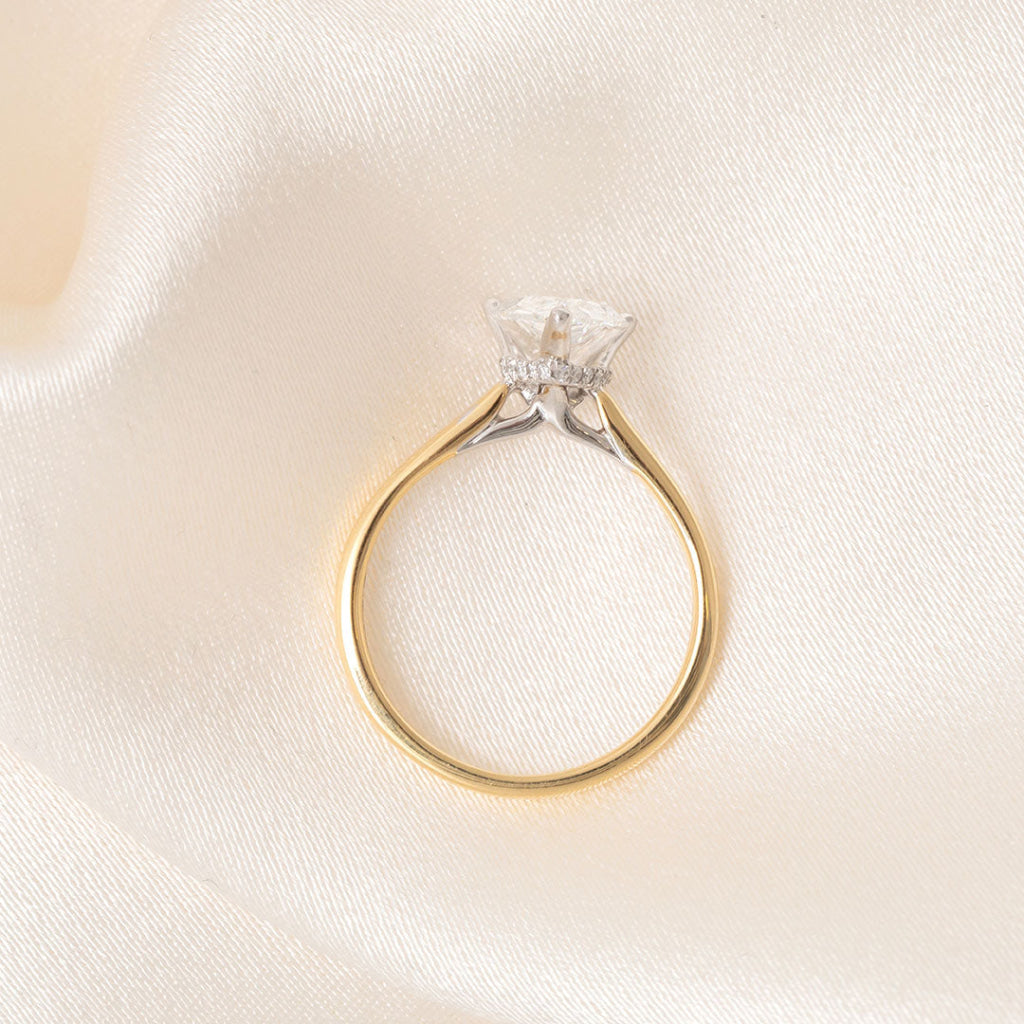 OSAKA 2.00ct | Pear Solitaire Lab Diamond Set in 18ct Gold