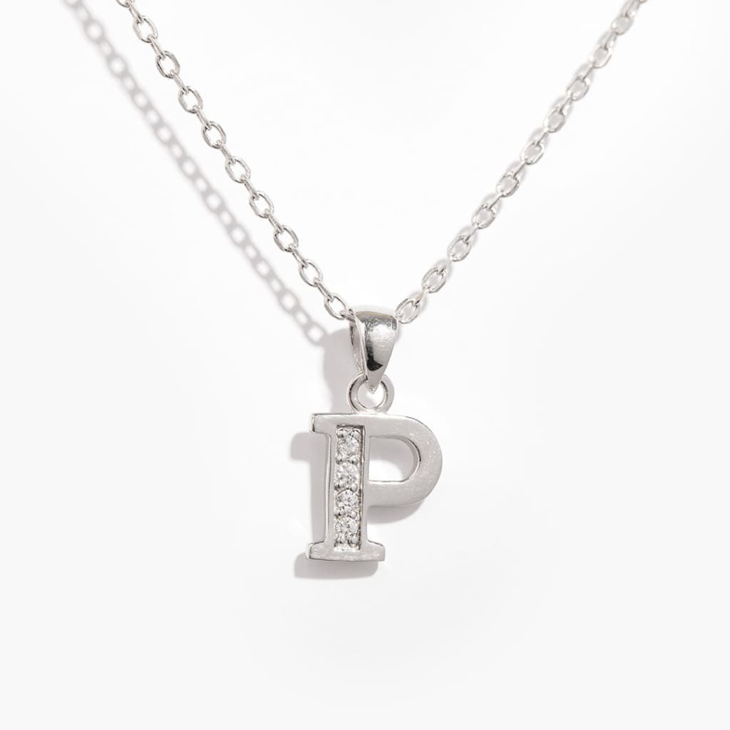 'P' Necklace | Sterling Silver
