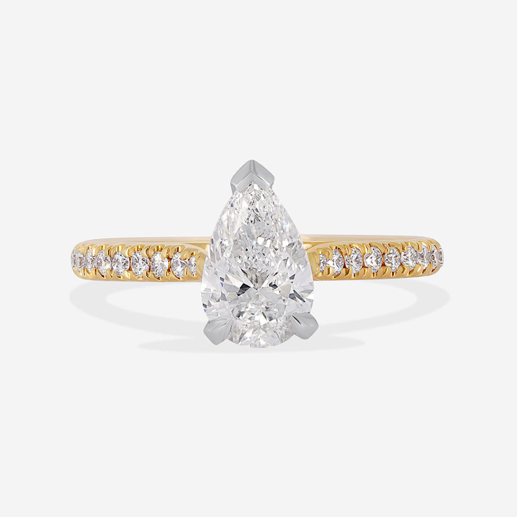 PAIGE 1.20ct | Pear Cut Lab Grown Diamond Engagement Ring