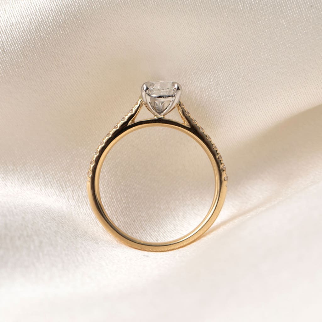 PAIGE 1.20ct | Pear Cut Lab Grown Diamond Engagement Ring
