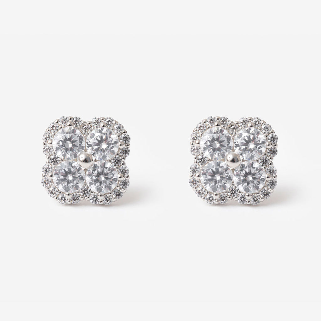 Palace Cubic Zirconia Earrings | Sterling Silver - Earrings