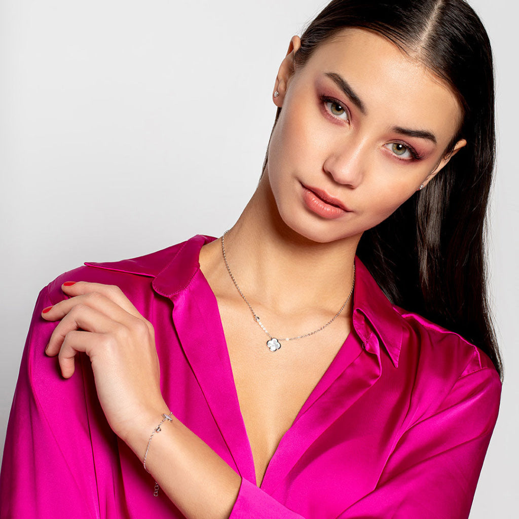 Palace- Cubic Zirconia | Sterling Silver - Necklace