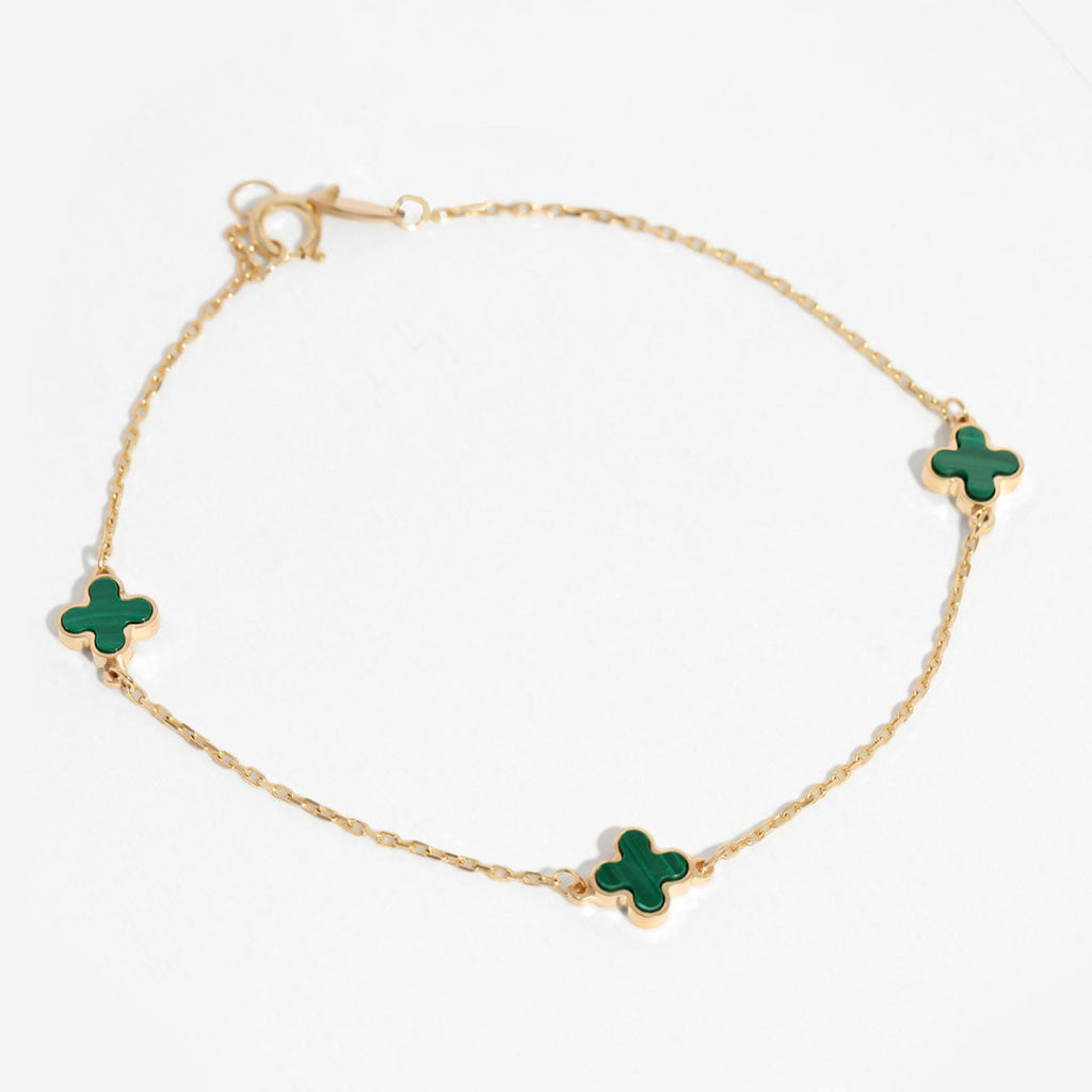 Palace Malachite Bracelet | 9ct Gold