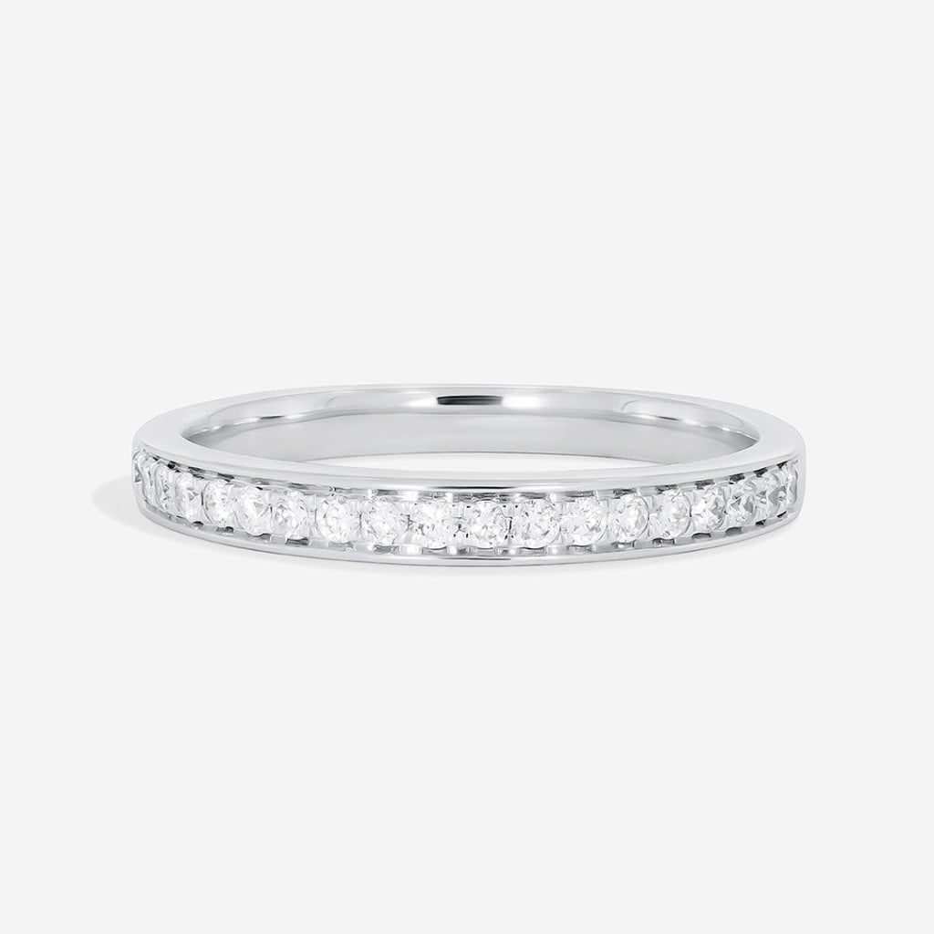 PALOMA | Diamond Wedding Ring in 9ct White Gold