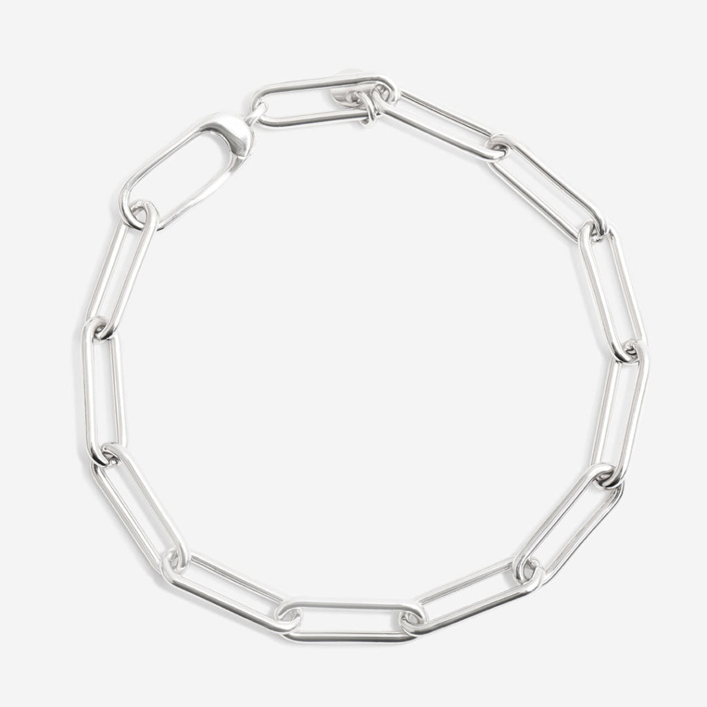 Paper Link Bracelet | Sterling Silver