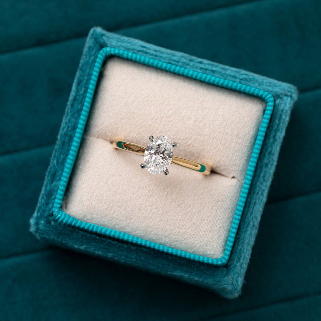 PARIS 1ct | Oval Solitaire Lab Grown Diamond Engagement