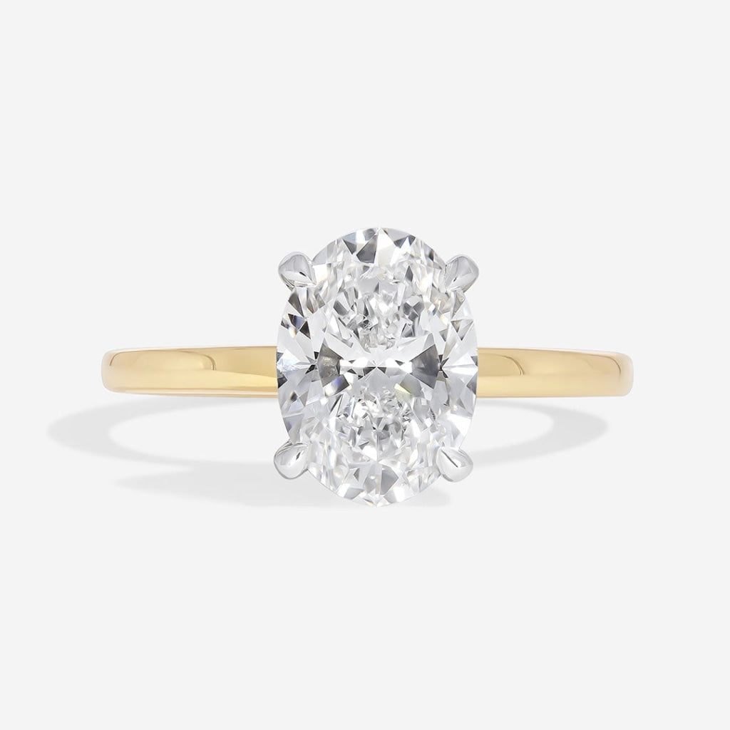 Paris - Lab Grown Oval Diamond Engagement Ring 