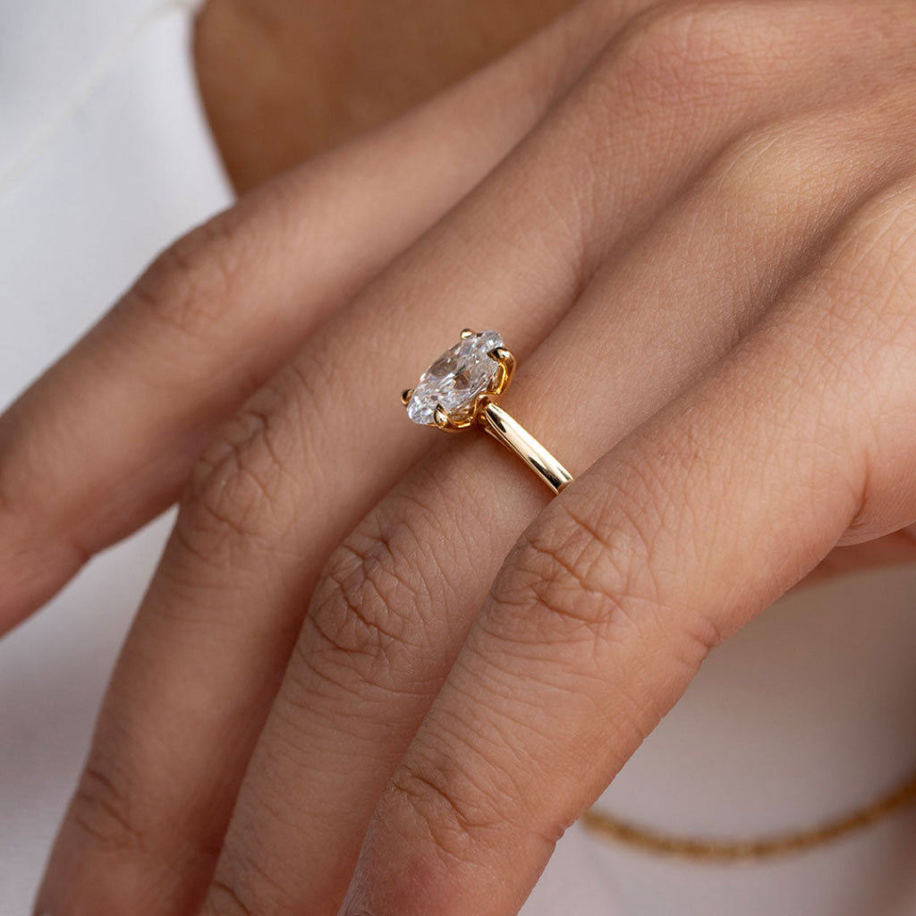 PARIS Yellow Gold 2ct | Diamond Engagement Ring Lab Grown