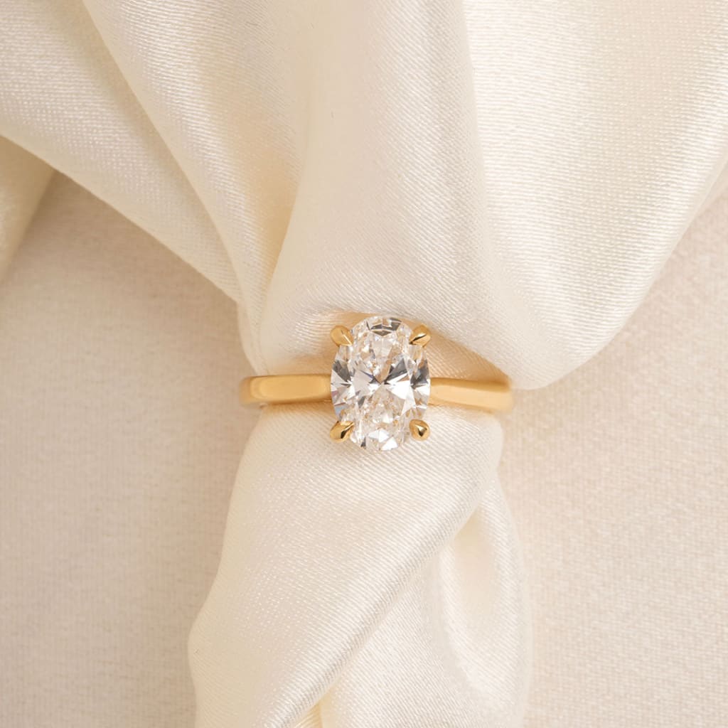 Paris Yellow Gold 2ct | Diamond Engagement Ring Lab Grown