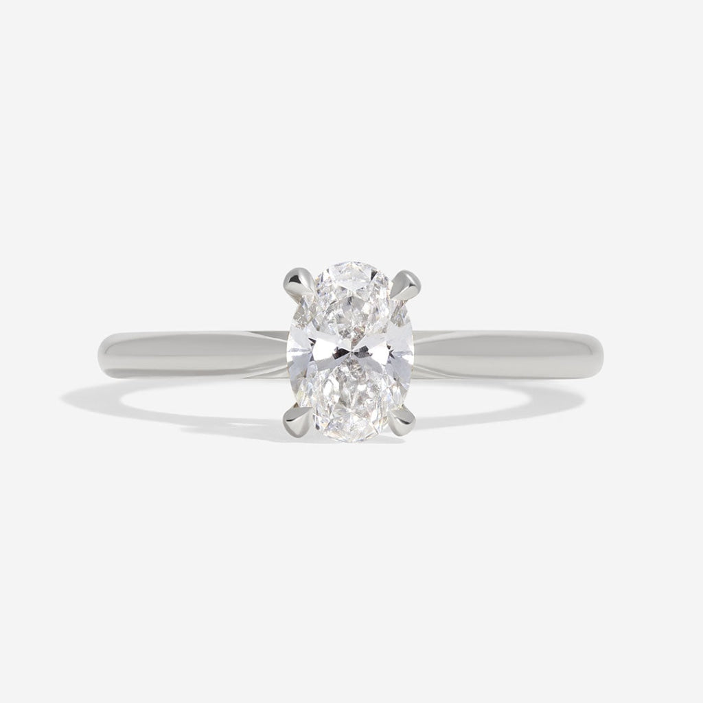 Paris .50ct oval solitaire diamond engagement ring Dublin